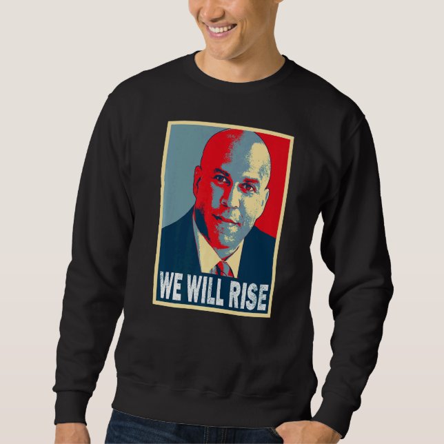Moletom Cory Booker Vamos Levantar (Frente)