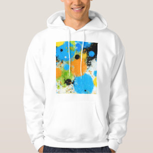 Moletom Cosmic Chromatic Splatter: Abstract Orbit