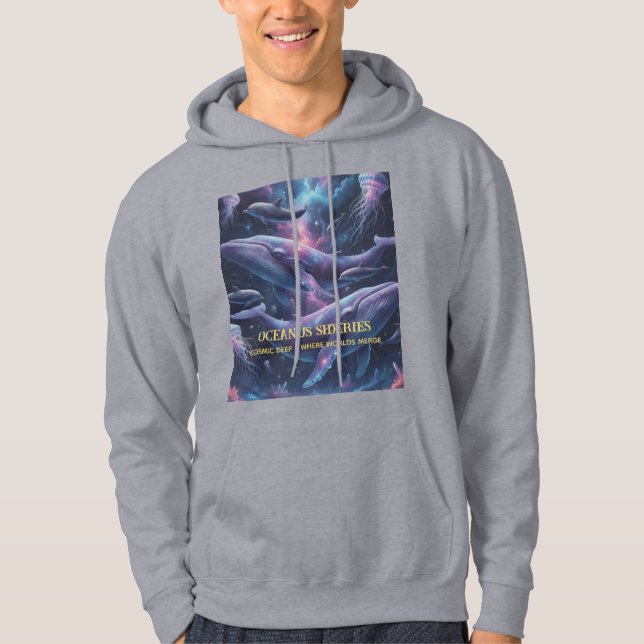 Moletom Cosmic Whale Galaxy Ocean (Frente)