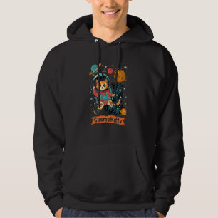 Moletom CosmoKitty Graphic - Astronauta Cat in Space Desig