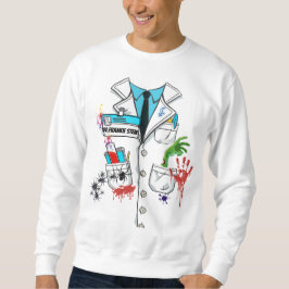 Moletom Costume de laboratório de Halloween, um cientista 