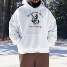 Moletom Costume de pai de cão pastor belga