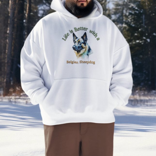 Moletom Costume de pai de cão pastor belga (Criador carregado)