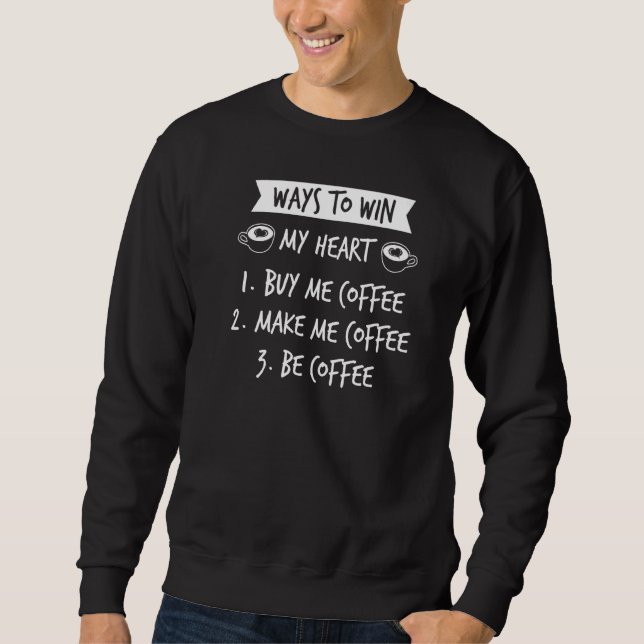 Moletom Cota De Vício De Café Para Um Bebê De Café (Frente)