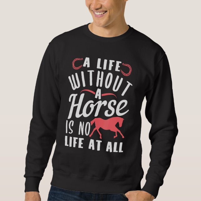 Moletom Cota De Vida Para Cavalo (Frente)