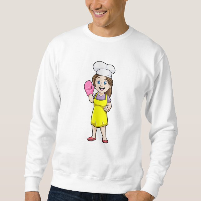 Moletom Cotor com placa de Cozinhar e luvas de forno (Frente)