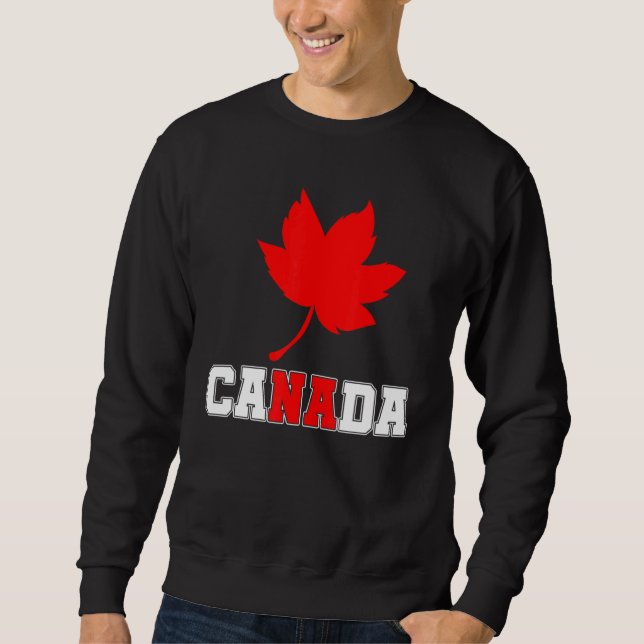 Moletom Country Canadian Maple Leaf Canada (Frente)