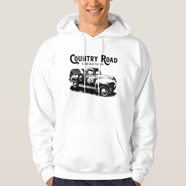 Moletom Country Road leva-me para casa (Frente)