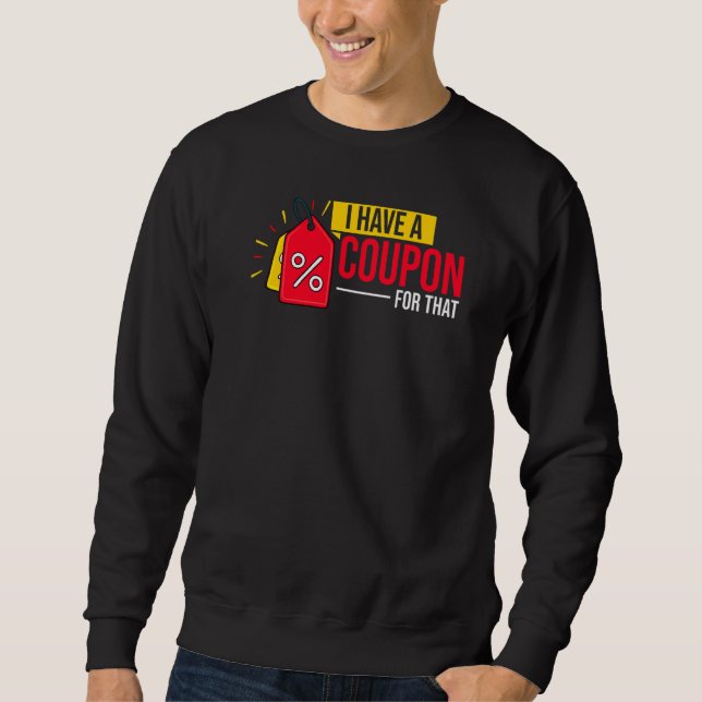 Moletom Coupon Couponder Beginner Codes Organizer Couponer (Frente)