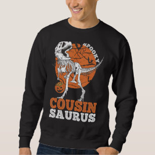 Moletom Cousin Saurus Dinossaur Skeleton rex Pumpkin
