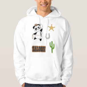 Moletom Cowboy Panda Bear Saloon Oeste