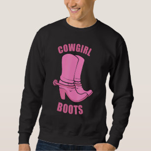 Moletom Cowgirl Boots Country Horse Rodeo Western Princess