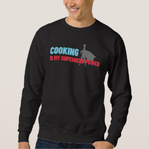 Moletom Cozinhar é meu super-herói poderoso chefe cozinhei