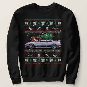 Moletom Cozy Christmas Nissan Skyline R33 GT-R