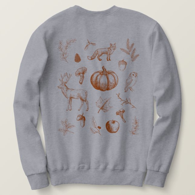 Moletom Cozy Fall Vibes (Verso do Design)