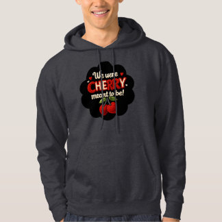 Moletom Cozy knitted-style typography and adorable cherry