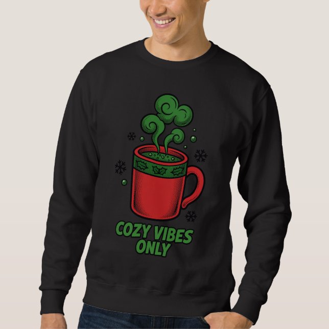 Moletom  Cozy Vibes Only Winter Comic Tee (Frente)