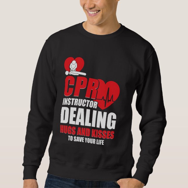 Moletom CPR Pocket Mask Manikin CPR Brething Barreira CPR (Frente)