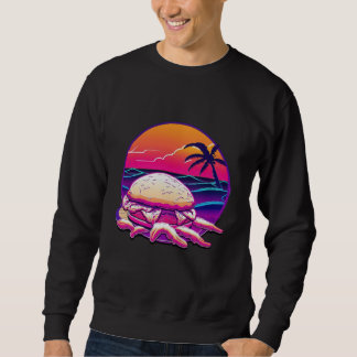 Moletom Crab Cakes Synthwave 80s Retrowave Aesthetic