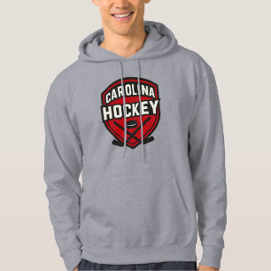 Moletom Crachá de Hockey da Carolina - Hóquei Local Vermel