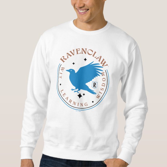 Moletom Crachá de Orgulho da Casa Águia Azul RAVENCLAW™ (Frente)