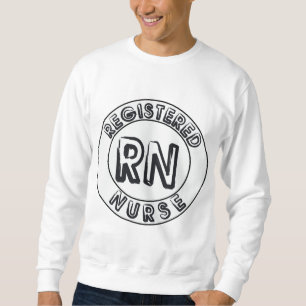 MOLETOM CRACHÁ DO LOGOTIPO DA ENFERMEIRA DIPLOMADA DO RN