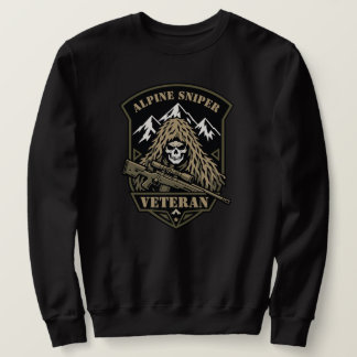 Moletom Cráneo de Montanha Veterano Atirador Alpino
