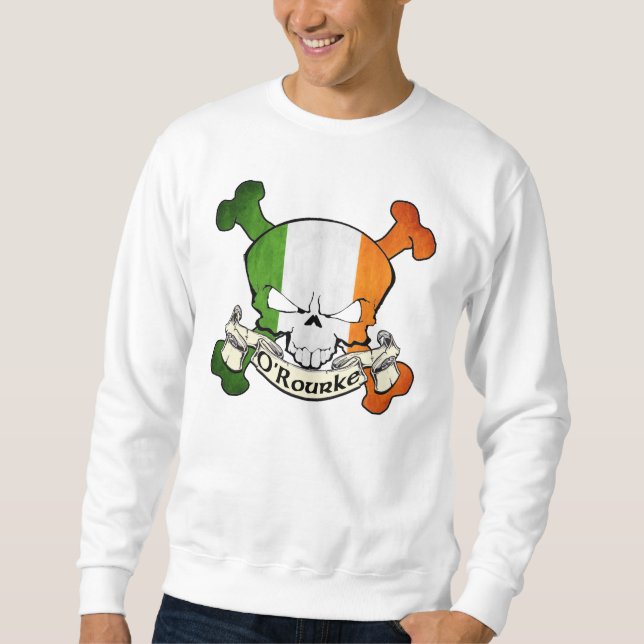 Moletom Crânio do irlandês de O'Rourke (Frente)