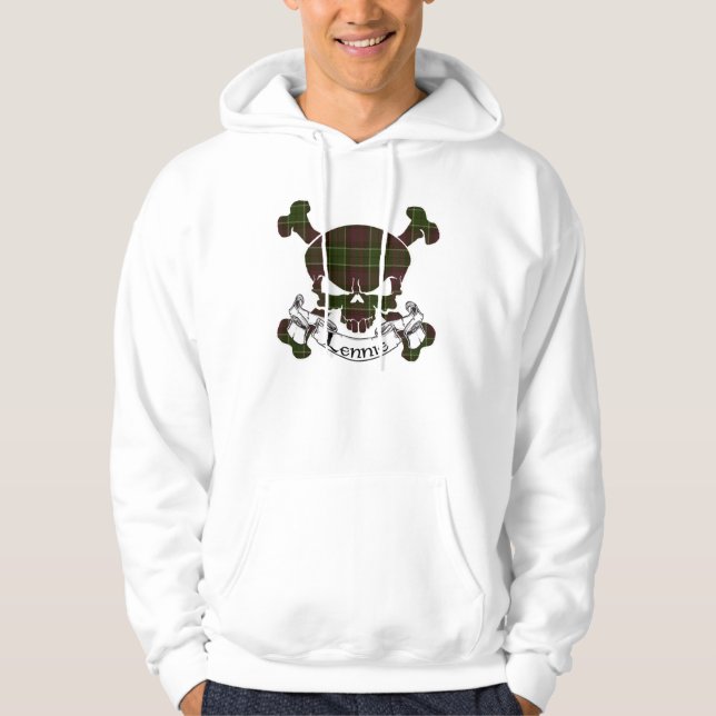 Moletom Crânio do Tartan de Lennie (Frente)