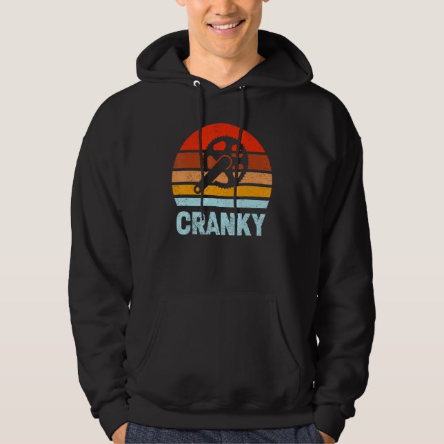 Moletom Cranky Vintage Sun Bicycle Cycling (Frente)
