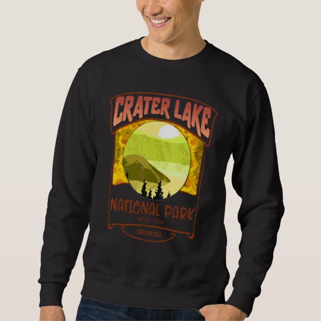 Moletom Crater Lake National Park Oregon Nature Hiking Ca (Frente)