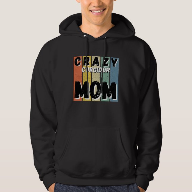 Moletom Crazy Corgidor Dog Mom (Frente)