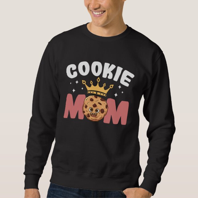 Moletom Crazy Mom Baking Mama Baker Chef Dessert Mothers D (Frente)