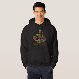 Moletom CREEP IT REAL assustador Esqueleto de Halloween