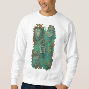 Moletom Crest Digital - Vintage Tech Royalties