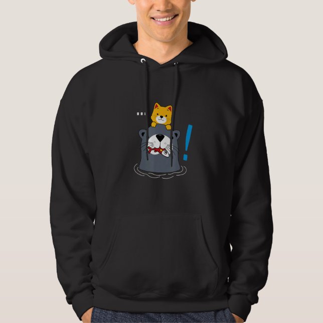 Moletom Crianças Bons E Gatos (Frente)