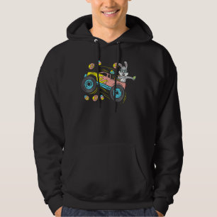 Moletom Crianças Dabbing Easter Bunny No Monster Truck Dab