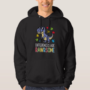 Moletom Crianças Diferenças Rawrsome Trex Dino Toddler Boy