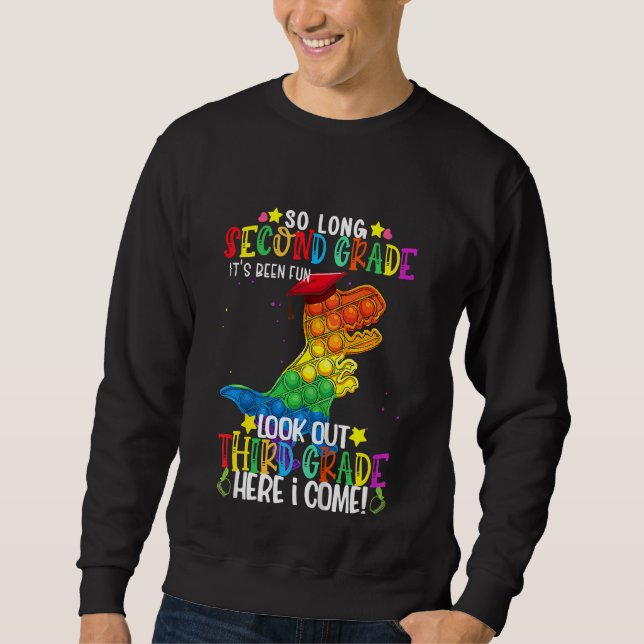 Moletom Crianças Dinossauras Pintão Tão Longo segundo Grau (Frente)