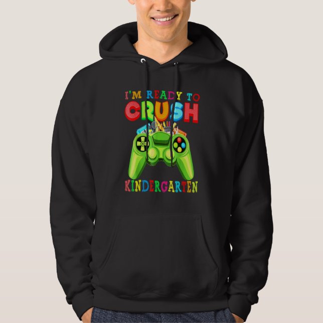 Moletom Crianças Estou Pronta Para Esmagar Jovens Jovens G (Frente)
