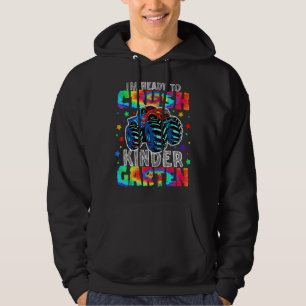 Moletom Crianças, estou pronto para esmagar o monstro do j