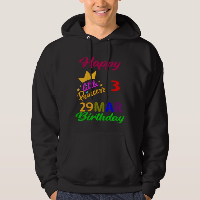 Moletom Crianças Marcham Meninas Aniversário 29 de março (Frente)