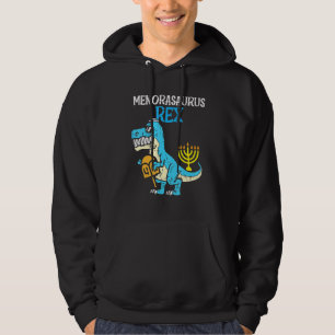 Moletom Crianças Menorasaurus Rex Jew Dino Trex Toddler Bo