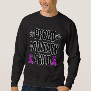 Moletom Crianças Militares Orgulhosas Crianças Militares R