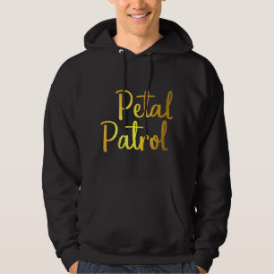 Moletom Crianças Patrulha Petal Foil Faux Dourado Folha Im