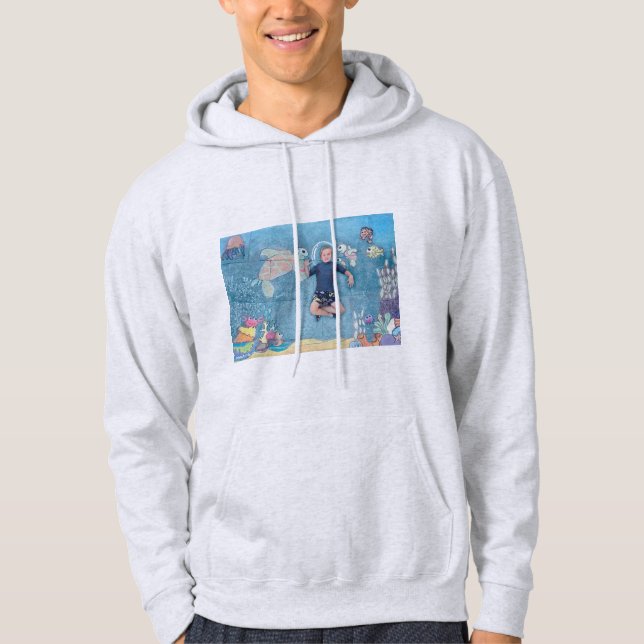 Moletom CriançasArt para COC - Explorador subaquático (Frente)