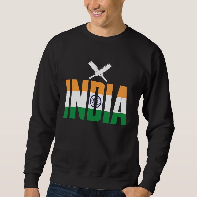 Moletom Cricket Player Funny Cricket Sport India (Frente)