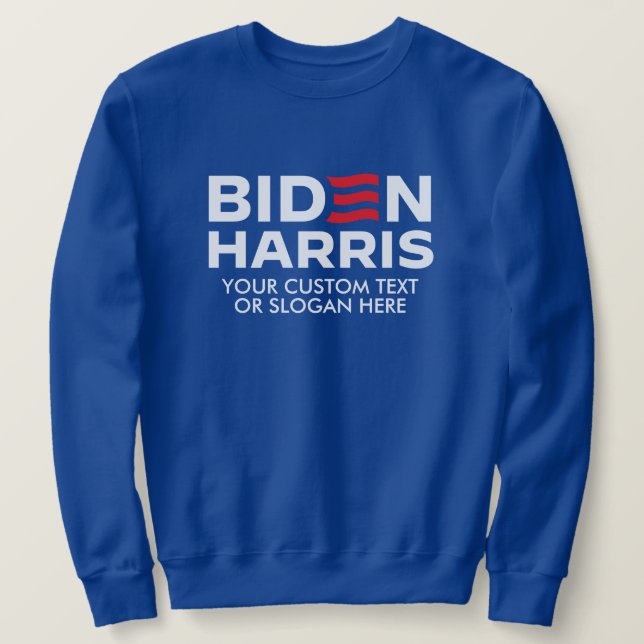 Moletom Crie seu próprio Biden Harris 2024 (Frente do Design)