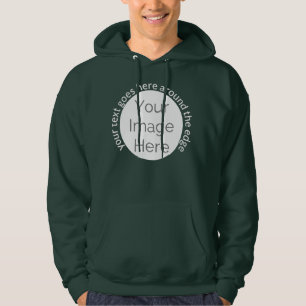 Moletom Crie seu próprio texto personalizado do hoodie de