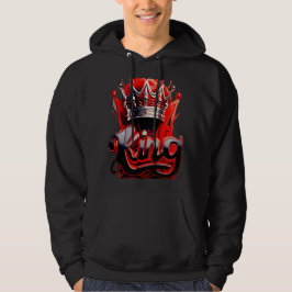 Moletom Crimson King Silver Crown - Urban Streetwear Editi